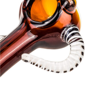 Glass Spoon Pipe with Glass Horns | Weed Bowls For Sale |Free NZ Shipping