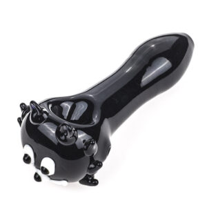 Black Glass Spoon Pipe