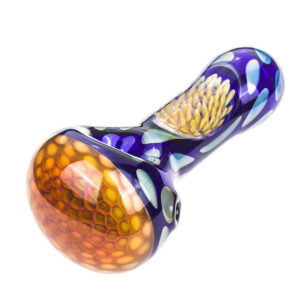 Spotted Honeycomb Glass Pipe For Sale | Best Smoke Shop |Free NZ Shipping