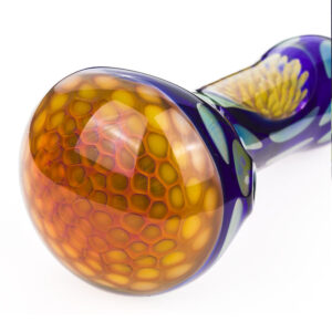 Spotted Honeycomb Glass Pipe For Sale | Best Smoke Shop |Free NZ Shipping