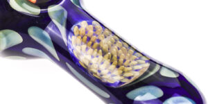Spotted Honeycomb Glass Pipe For Sale | Best Smoke Shop |Free NZ Shipping