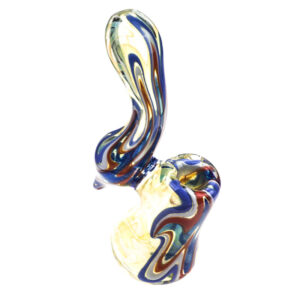 Swirl Pattern Glass Sherlock Bubbler/Water Pipe For Sale|Free NZ Shipping