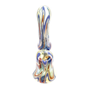 Swirl Pattern Glass Sherlock Bubbler/Water Pipe For Sale|Free NZ Shipping