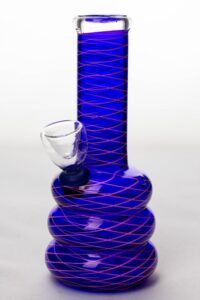 6″ glass water bong