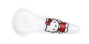 Hello Kitty White Glass Spoon Pipe/Weed Bowls For Sale | Free NZ Shipping