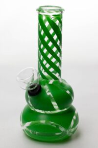 6" Double Beaker Water Glass Bong | Bongs For Sale | Free NZ Shipping