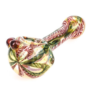Fumed Glass Spoon Pipe w/ Marbles | Weed Bowls For Sale |Free NZ Shipping
