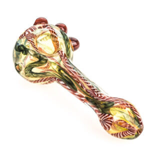 Fumed Glass Spoon Pipe w/ Marbles | Weed Bowls For Sale |Free NZ Shipping