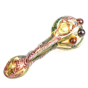 Fumed Glass Spoon Pipe w/ Marbles | Weed Bowls For Sale |Free NZ Shipping