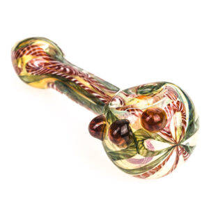 Fumed Glass Spoon Pipe w/ Marbles | Weed Bowls For Sale |Free NZ Shipping