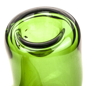 Clear Green Sherlock Glass Pipe | Weed Bowls For Sale | Free NZ Shipping