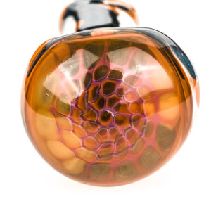 Honeycomb Glass Pipe w/ Ripple Pattern | Smoke Shop | Free NZ Shipping