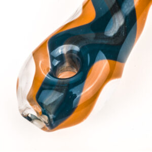 Honeycomb Glass Pipe w/ Ripple Pattern | Smoke Shop | Free NZ Shipping