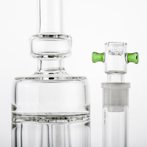 18mm Male Bong Bowl With Green Handles | For Sale | Free NZ Shipping