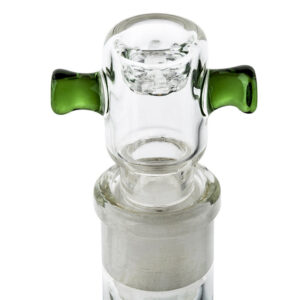 18mm Male Bong Bowl With Green Handles | For Sale | Free NZ Shipping