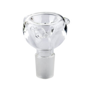 18mm Male Clear Round Bong bowl | For Sale | Free NZ Shipping