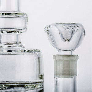 18mm Male Clear Round Bong bowl | For Sale | Free NZ Shipping
