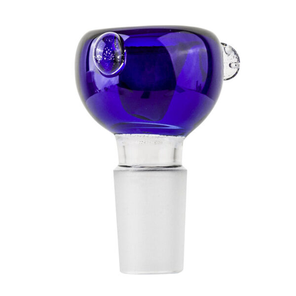 18mm Male Cobalt Round Bong Bowl | Slides For Sale | Free NZ Shipping
