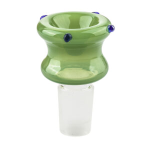 18mm Male Green Bong Bowl With Blue Marbles | For Sale | Free NZ Shipping