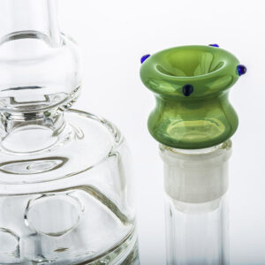 18mm Male Green Bong Bowl With Blue Marbles | For Sale | Free NZ Shipping
