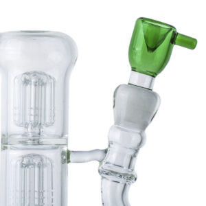 18mm Male Green Bong Bowl With One Handle | Slide For Sale | Free NZ Shipping