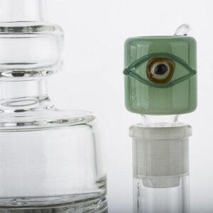 18mm Male Green Eye Bong Bowl With Handle | For Sale | Free NZ Shipping