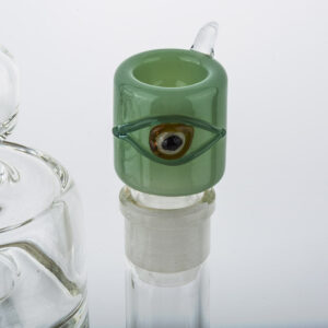 18mm Male Green Eye Bong Bowl With Handle | For Sale | Free NZ Shipping