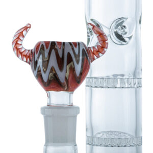 18mm Male Horn Glass Bong Bowl For Bongs/Dab Rigs | Free NZ Shipping