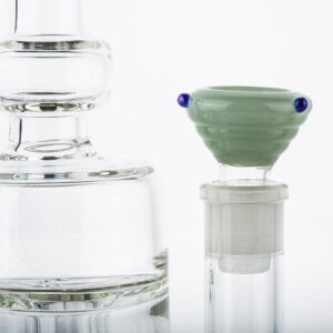 18mm Male Mint Green Bong Bowl  Bong Accessories  Free NZ Shipping