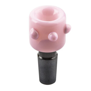 18mm Male Pink Glass Bong Bowl  Bong Accessories  Free NZ Shipping