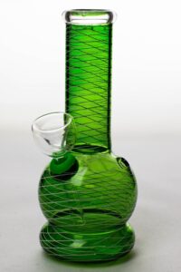 6″ glass water bong
