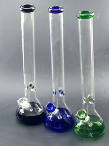 19" Straight Neck Glass Beaker Bong/Bongs For Sale | Free NZ Shipping