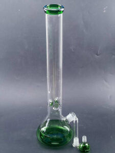 19" Straight Neck Glass Beaker Bong/Bongs For Sale | Free NZ Shipping