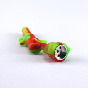Rifle Silicone Pipe w/ Stainless Steel Bowl
