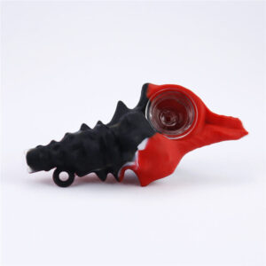 Silicone Conch Hand Pipe With Glass Bowl