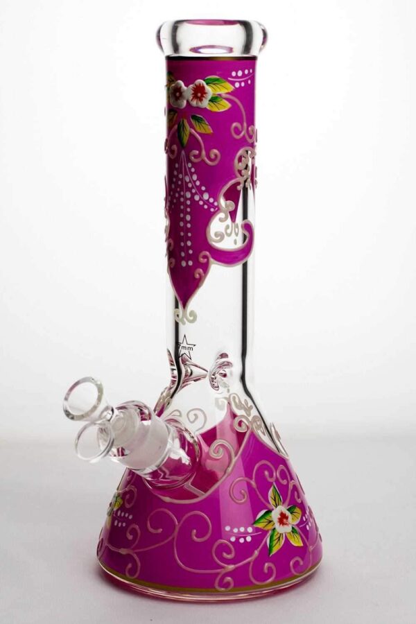 13" Luminous Flower Beaker Bong | Glass Bongs For Sale | Free NZ Shipping