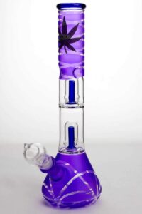 12″ infyniti double shower head beaker Bong