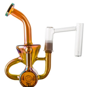 Deep Bottom Slitted Quartz Banger | Dab Nails For Sale | Free NZ Shipping
