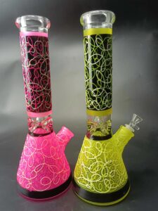 20" Swirl Glass Beaker Bong | Water Pipes For Sale | Free NZ Shipping
