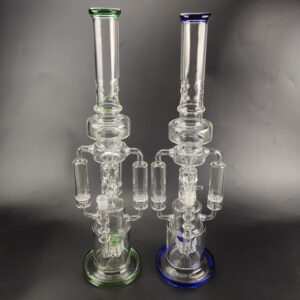 21" Multi Chamber Recycler Glass Bong/Bongs For Sale | Free NZ Shipping