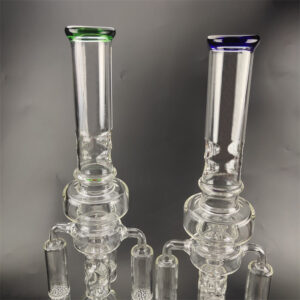 21" Multi Chamber Recycler Glass Bong/Bongs For Sale | Free NZ Shipping