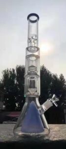 21" Quad Perc Glass Beaker Bong/Water Pipes For Sale | Free NZ Shipping