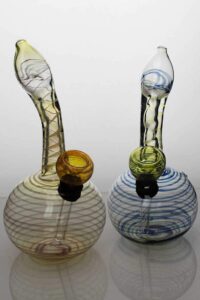 6" Changing Color Glass Water Bong | Bongs For Sale | Free NZ Shipping