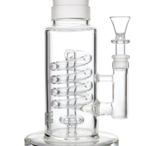 Grav Labs 7″ Stax Flare Base w/ Coil & Shower Head Perc – Clear
