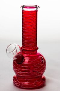 6″ glass water bong