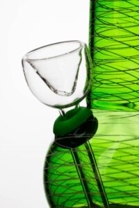 6″ glass water bong
