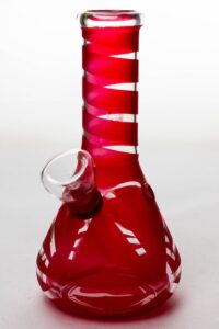 6″ glass water bong
