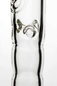 18" Genie Yellow Dot Tube Glass Bong | Bongs For Sale | Free NZ Shipping