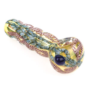 Chunky Glass Spoon Pipe w/ Marble | Weed Bowls For Sale |Free NZ Shipping