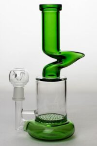 8″ honeycomb flat diffused kink bubbler